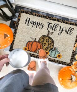Happy Fall Y’all Thanksgiving Doormat