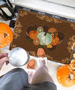 Harvest Pumpkin Fall Thanksgiving Doormat