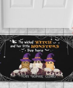 Wicked Witch Live Here Halloween Doormat