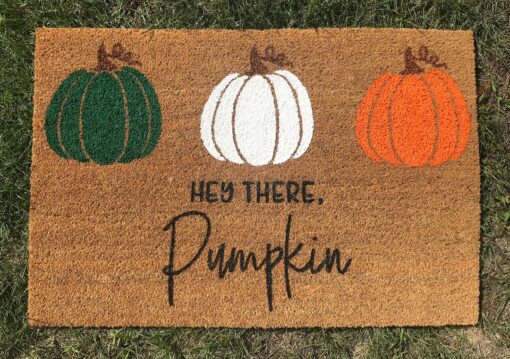 Hey There Pumpkin Thanksgiving Doormat