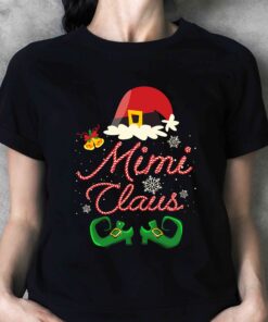 Funny Santa Mimi Claus Christmas Family Shirt