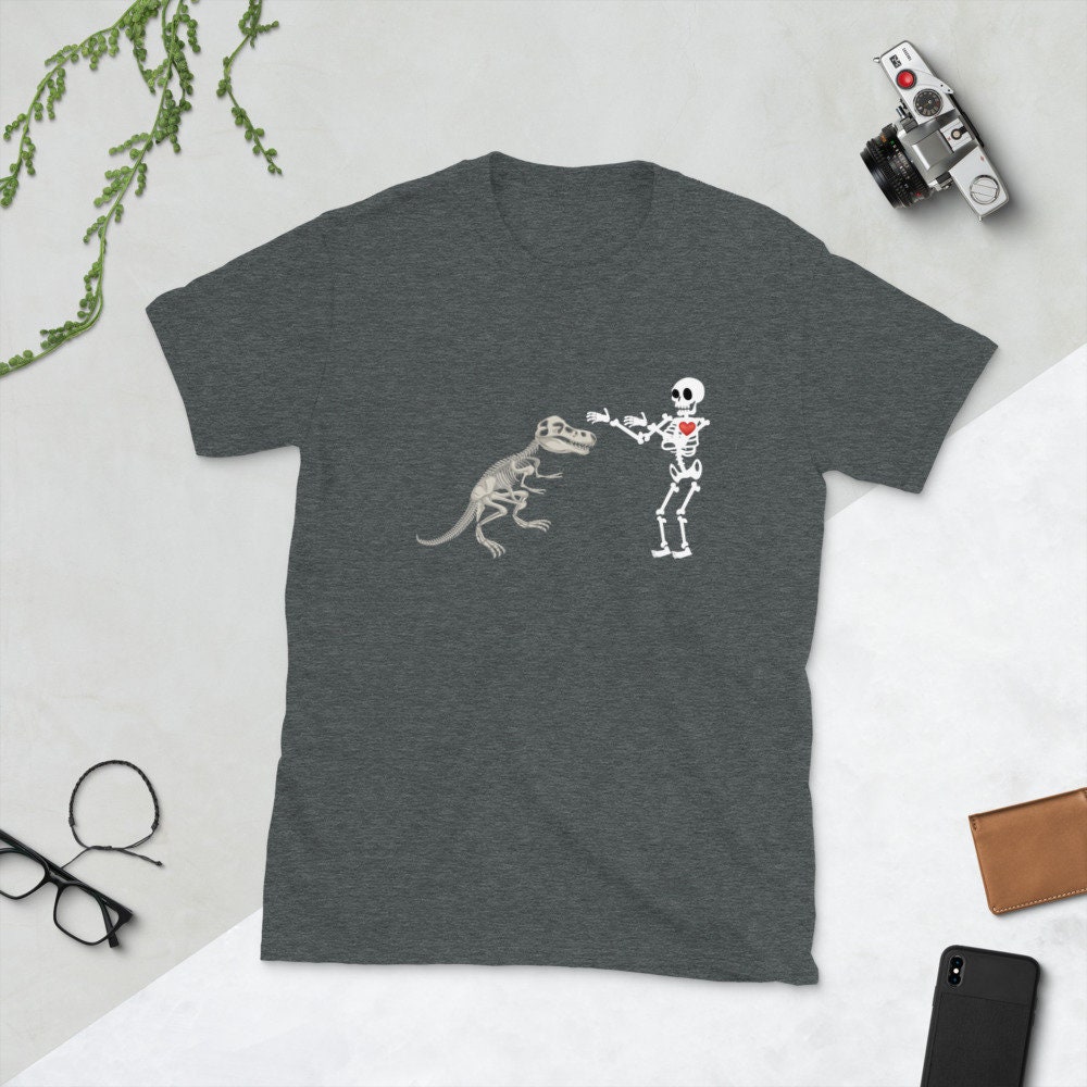 Dinosaur Skeleton Love Halloween Shirt