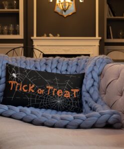 Trick or Treat Halloween Witchy Accessories Pillow