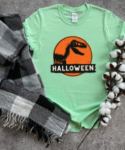 Vintage Jurassic Halloween Dinosaur Halloween Shirt