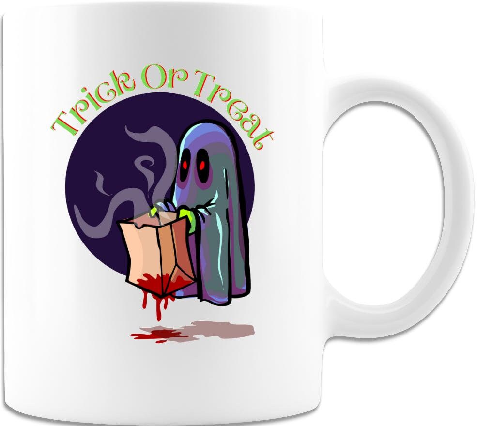 Trick Or Treat Coffee Mug Great Gift For Halloween