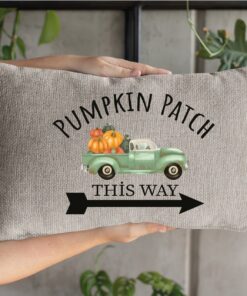 Pumpkin Patch Thanksgiving Pillow