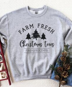 Farm Fresh griswold's tree farm christmas sweatshirt