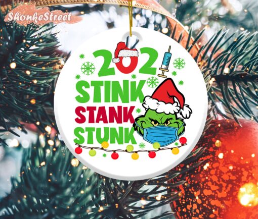 Stink Stank Stunk 2021 Ornament For Chirtsmas