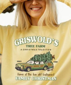 Fun Old Fashioned Griswold’s Tree Farm Christmas Sweatshirt