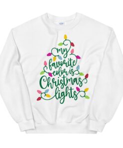 My Favorite Is Lights Of Christmas Color Shirt