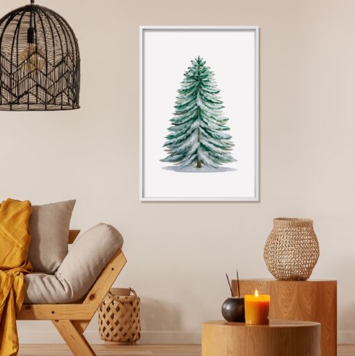 Christmas Tree Poster For Holiday Decor