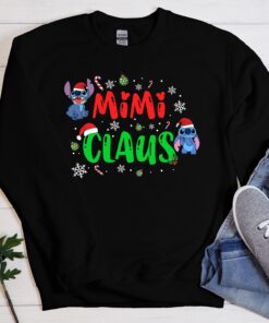 Cute Christmas MiMi Claus Disney Stitch Shirt