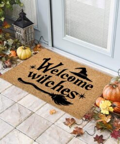 Funny Halloween Welcome Witches Doormat