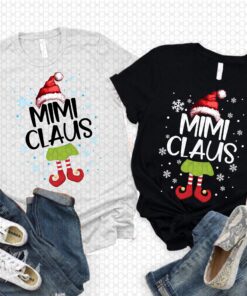 Funny Santa Mimi Claus Christmas Shirt