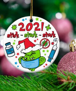 2021 Pandemic Christmas Stink Stank Stunk Ornaments