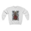 Jesus Is King Sweatshirt Christian Red And White