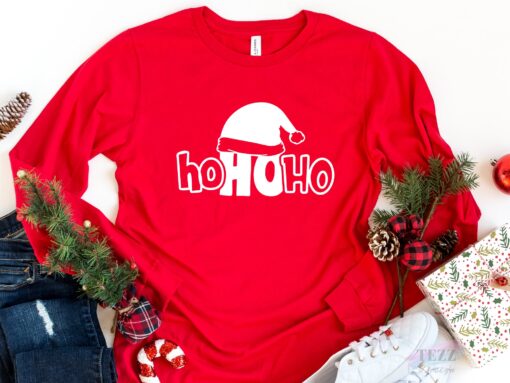 Long Sleeve Christmas Santa’s Favorite Ho Shirt