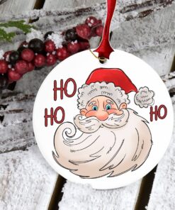Personalized 2021 Christmas Santa’s Favorite Ho Ornament