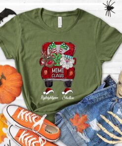 Personalized Christmas Mimi Claus Truck Shirt