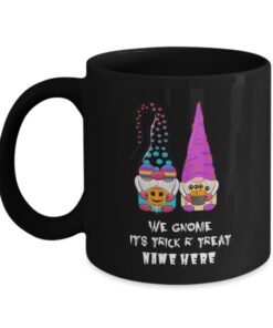 Personalized Gnome Mug Trick r' Treat Gnome Funny Sayings