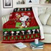 Personalized Christmas House Fleece Sherpa Blanket