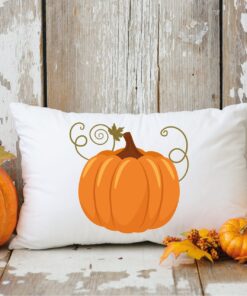 Pumpkin Fall Thanksgiving Lumbar Pillow