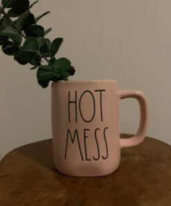 Rae Dunn Pink “Hot Mess” Mug