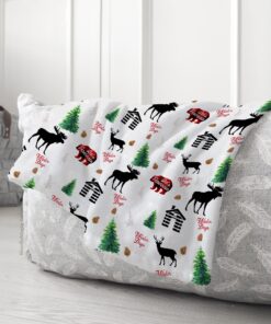 Red Buffalo Plaid Fluffy Christmas Blanket
