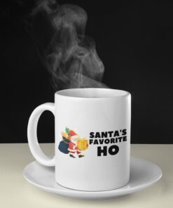 Santa’s Favorite Ho Ceramic Christmas Mug