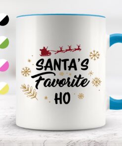 Santa’s Favorite Ho Funny Friend Gifts Colleague Mug