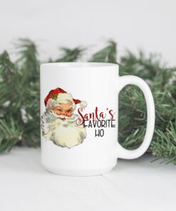Santa’s Favorite Ho Holiday Funny Christmas Mug