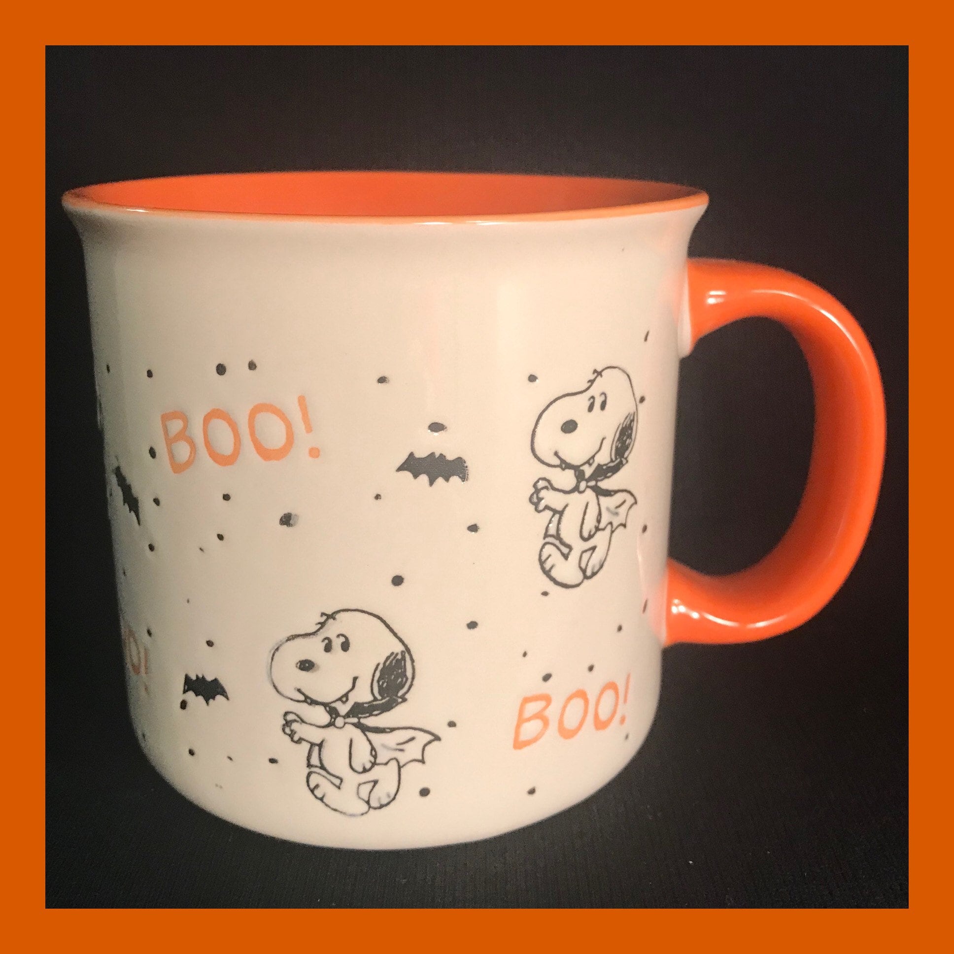 SNOOPY BAT CAPE Halloween Mugs By Peanuts - Teeholly