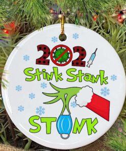 Stink Stank Stunk Ornament Christmas Grinch