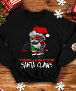 Terminator Santa Claws Christmas Sweatshirt