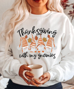 Thanksgiving Thankful Gnomes Sweatshirt