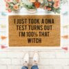 Witches Be Trippin Broomstick Funny Halloween Doormat
