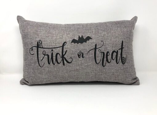 Trick Or Treat Halloween Handmade In USA Pillow