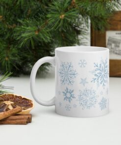 Winter Snowflakes Mug For Christmas Gift