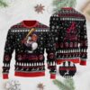 Snoopy Love Atlanta Braves Ugly Christmas Sweater