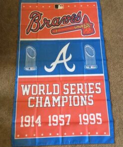 2021 Atlanta Braves World Series Championship Flag