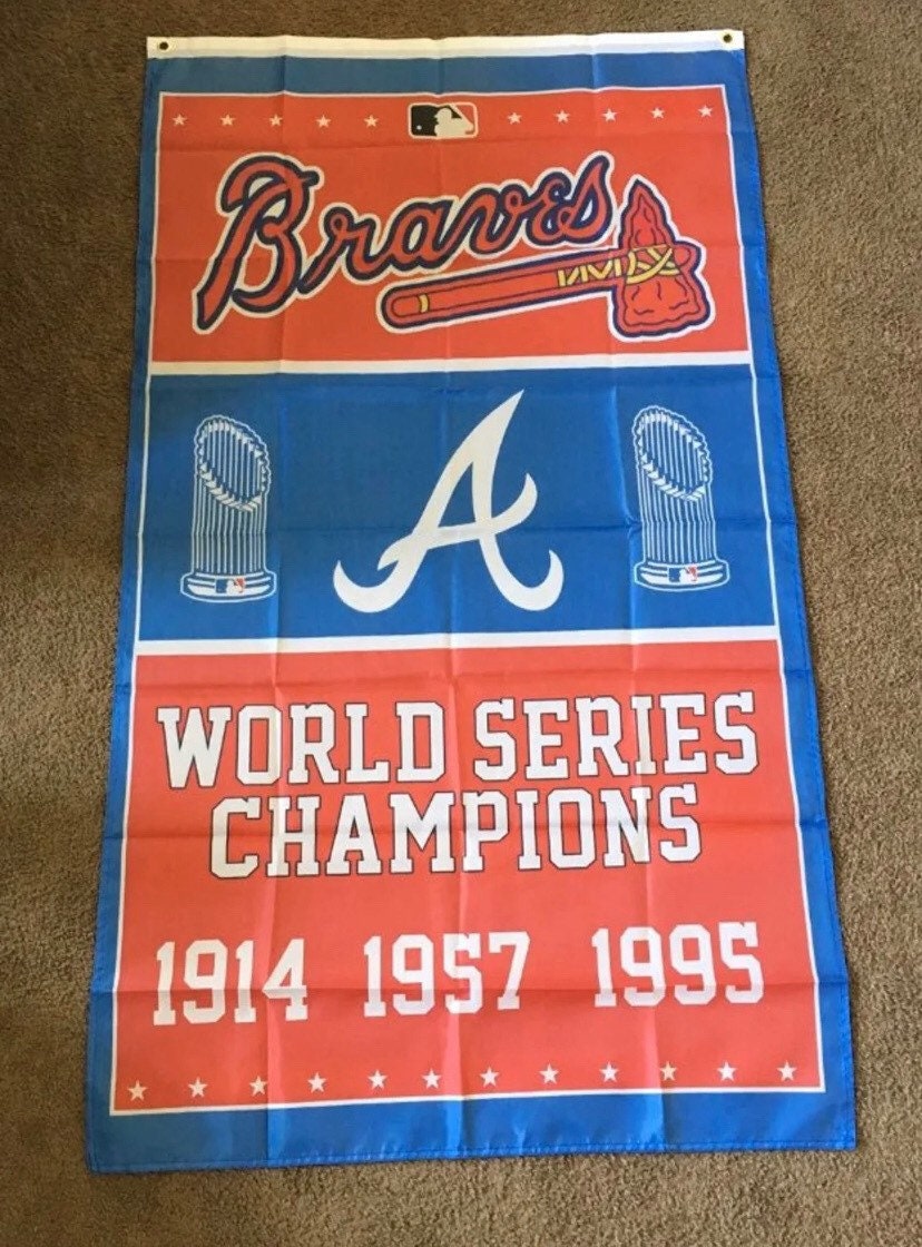 Baseball Atlanta Braves World Series Champions 1914 1957 1995 2021