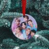 Christmas BTS Minimal Art Ornament