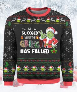2021 Grinch Face Christmas Ugly 3D Sweater