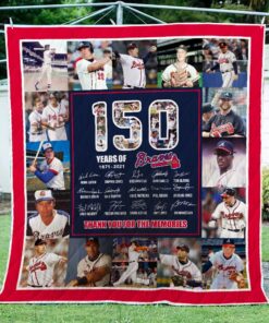 Anniversary Atlanta Braves World Series Champions Blanket