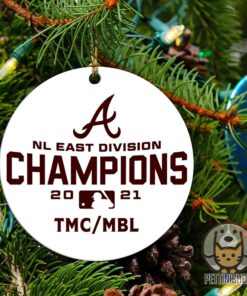 Atlanta Braves World Series 2021 Christmas Ornament