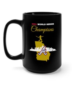 Atlanta Braves World Series Champions Black Mug