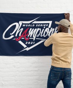 Champion 2021 Atlanta Braves World Series Flag