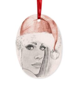 Christmas Gift Adele 30 Ceramic Hanging Ornament