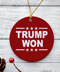 Christmas Trump President Ornament Decor