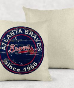Custom Atlanta Braves World Series Pillow